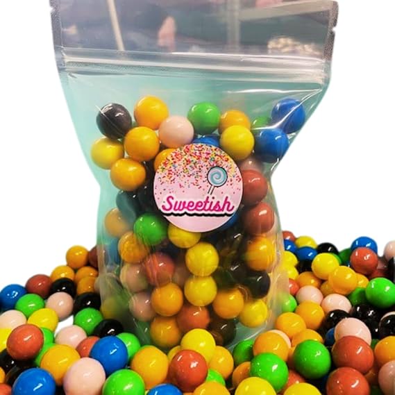 Assorted Gumballs 500g Share Pack, Contains Approx 100 Gumballs Perfect For Parties or Sharing By Sweetish