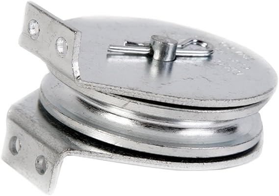 Koch 3202093 Groove Wheel Fixed Flange Cable Pully Block with 2-Inch Sheave, Zinc Plated Steel, 480 lbs. Working Load Limit