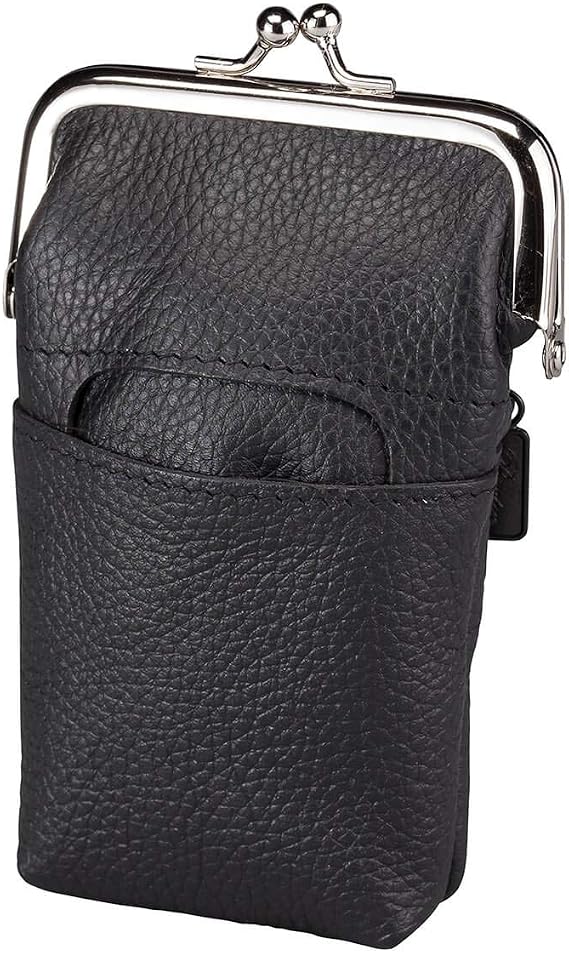 Buxton womens Heiress Pik-Me-Up Framed Case, black, One Size