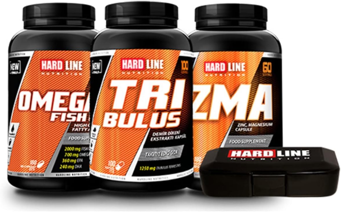 hard line nutrition Hardline Omega3 & Zma & Tribulus Combination