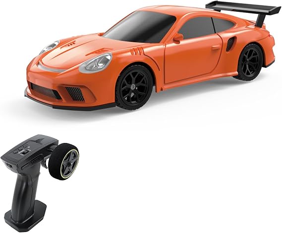 BCDYH Remote Control Lift Car 2.4GHz 1/43 Remote Control Car 4WD Full Scale Remote Control Racing Car with Simulation Lighting Forward, Backward, Turn Left, Turn Right