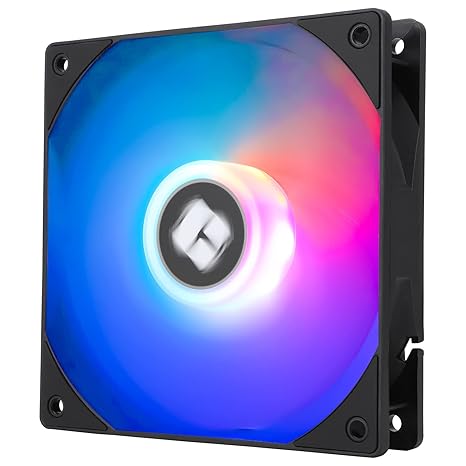 Thermalright TL-C12RB-S V2 CPU Fan, 120mm Case Cooling, 4pin PWM Silent Computer Reverse Fan Under 25.6dB(A) for Case Liquid Cooler and CPU Air Cooler