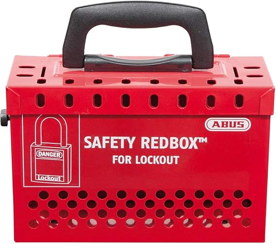 ABUS B835 Safety Lockout Box, Red