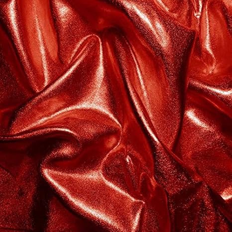 Metallic Spandex Fabric 05-Red