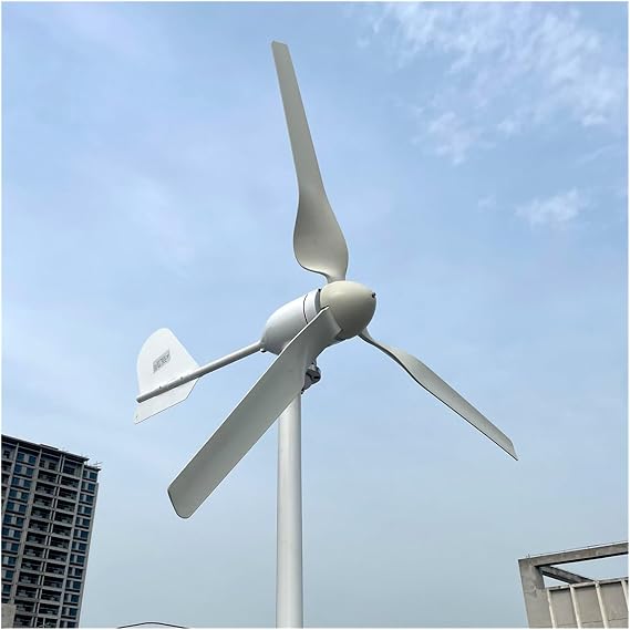 10KW Wind Turbine Generator 10000W 12V 24V 48V Small Windmill 10KW Wind Generators with MPPT Hybrid Controller for Home for Home, Farm, RVs, Boats(with MPPT Controller,24V)
