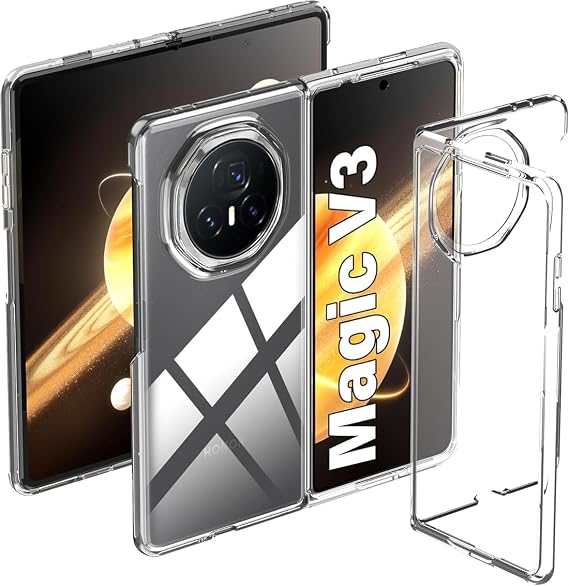 Ultra Thin Shockproof Scratch-Resistant Hard PC Case for Honor Magic V3 5G - Transparent