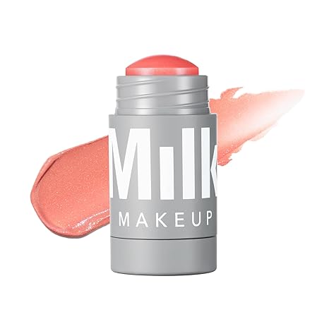 Milk Makeup Lip + Cheek Stick Buildable Cream Blush + Lip Color w/Hydrating Mango Butter + Avocado Oil for a Natural Flush Long-Lasting, Multiuse, Vegan Formula