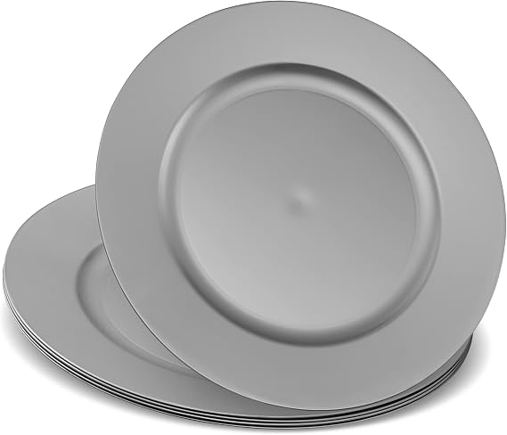 13'' Party Chargers Large Plates & Platters Pack of 6