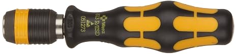 Wera 05051273001 Kraftform ESD 813 R Hexagon Bitholding Screwdriver, Non-Magnetic, 1/4" Head, 90mm Blade Length