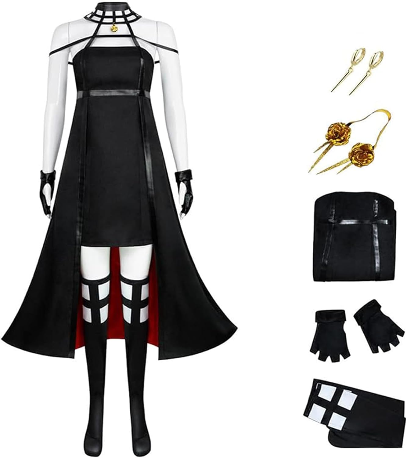 Anime Cosplay Halloween Dress Yor Forger Costume Dress Suit
