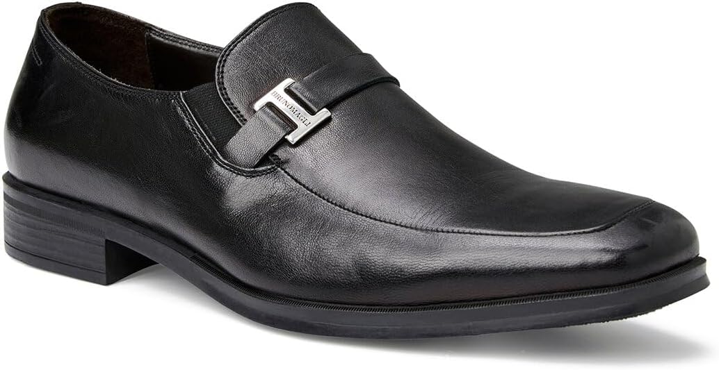 Bruno Magli Men's Pivetto Moc Toe Driver Loafer, Leather Shoes for Men