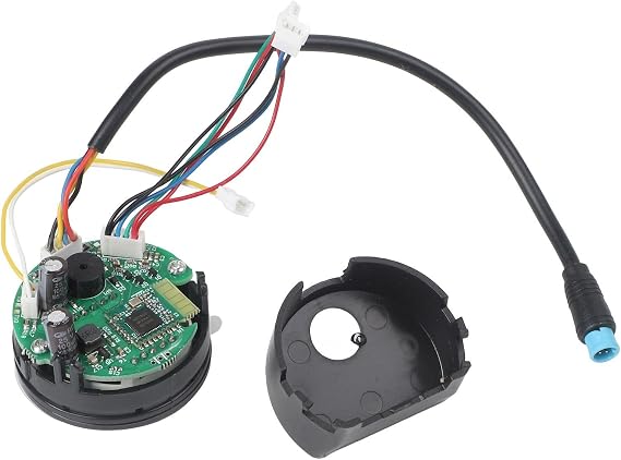 Electric Scooter Dashboard with Control, for Ninebot ES1/ES2/ES3/ES4 Series, Black Plastic Circuit Board Panel Display for Easy Speed and for battery Monitoring