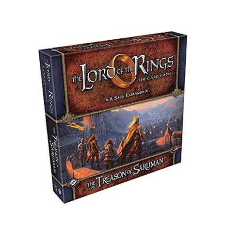 Fantasy Flight Games FFGMEC45 Lord of the Ring LCG The Treason of Saruman Game
