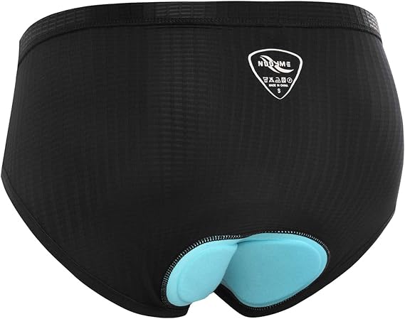 NOOYME Women Bike Underwear Gel 3D Padded Printed Design Bicycle Briefs Cycling Underwear Shorts