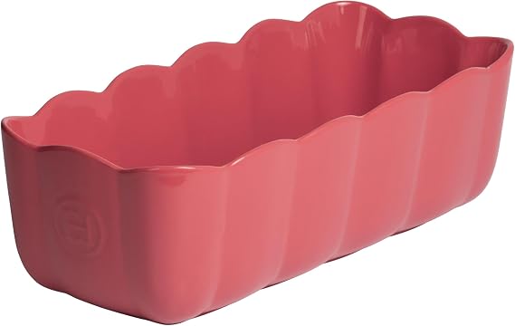 Emile Henry Madeleine Fırın Kabı Baton 9 x 13,5 x 29 cm Pembe