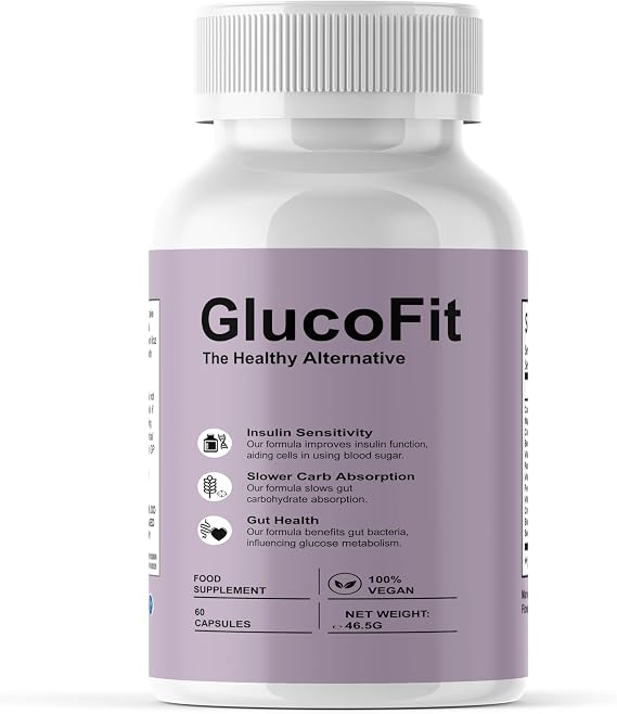 GlucoFit The Healthy Alternative - Weight Management Support Capsules - Natural Ingredients - 60 Capsules/Slim Warriors