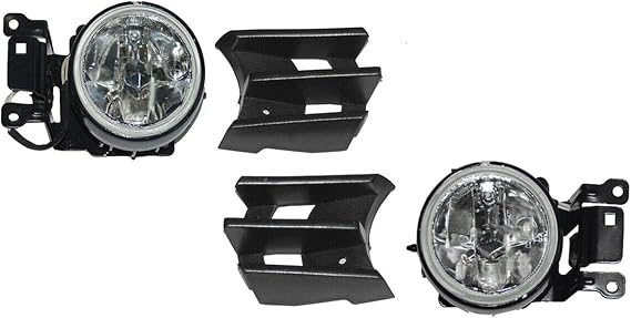 Car Fog Light,For Mitsubishi Montero Pajero Sport 00-06 Fog Covers Daytime Running Lights Car Front Bumper Fog Lamp,A/Left