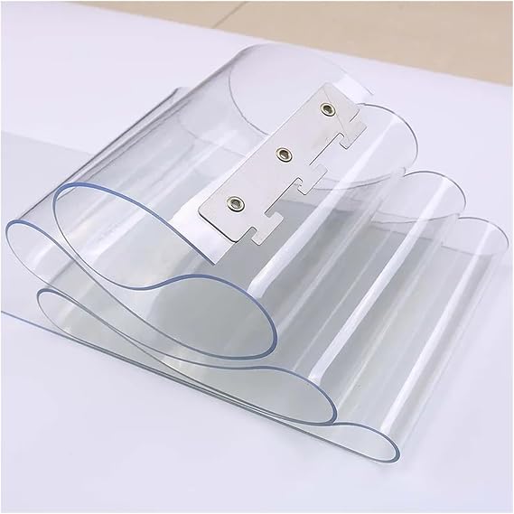IBOWZ Freezer Room PVC Strip Curtain PVC Door Curtain Heavy Duty Transparent Door Curtain Highly Transparent and Easy to Clean for Pavilions, Gardens, and Cold Storage Rooms