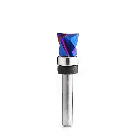 Compression Flush Trim Router Bits Top Bearing CNC Bit 1/2" Diameter