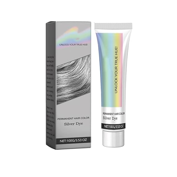 Gray Hair Color, Long lasting Moisturizing Hair, Nourishing Plants, Hair care, Trendy Hair Color, Coloring and Hair Styling Agent Hair Dye for Women and Men