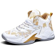 Kids Basketball Shoes, Running Walking Shoes Breathable Comfortable Boys Sneakers for Little/Big Kids