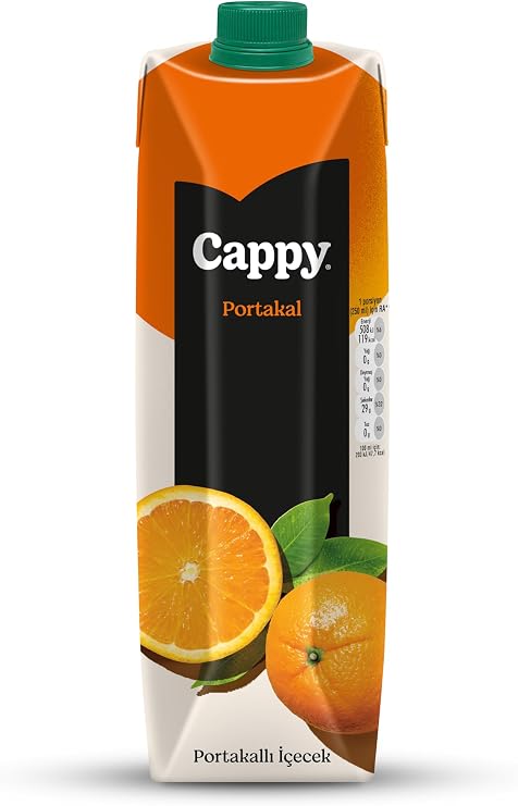 Cappy Portakallı İçecek Karton Kutu 12x1 L