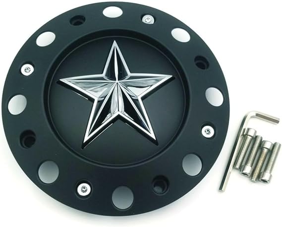 1PCS Wheel Cap Hub Cap Center Cap for KMC XD Series Rockstar 1000775 XD775 Matte Black