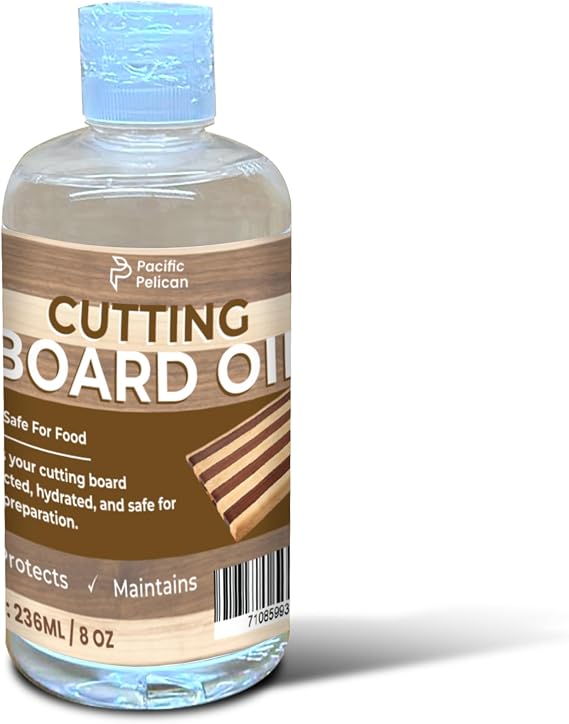 100% Food Grade Cutting Board Oil - Food-Grade Wood Conditioner for Protecting and Hydrating Kitchen Tools (16 Oz)