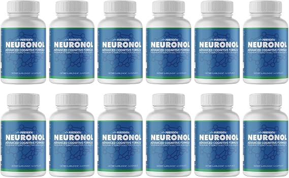 Neuronol Advanced Cognitive Formula, Supports Brain Function Dietary Supplement, Boost Cognitive Performance | 12 Bottles