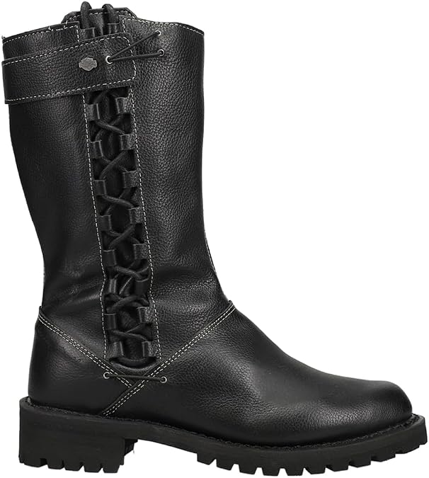 Harley-Davidson FOOTWEAR Womens Melia Riding Casual Boots Mid Calf
