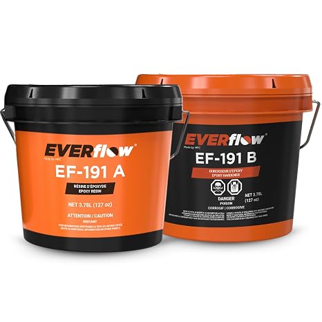 Everflow Made by MPC Epoxy Resin Kit, Clear Countertop Epoxy Kit