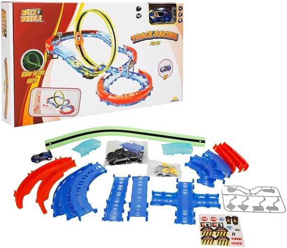 Maxx Wheels Sun-Rst-Mxx-Pist Set Parlayan Araç B/O 3.7V. Usb 32 Parça
