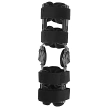 Hinged Knee Brace, Adjustable Knee Support Recovery Immobilizer for ACL, MCL and PCL Injury, Orthopedic Rehab, Post Op, Meniscus Tear, Right, Left Leg