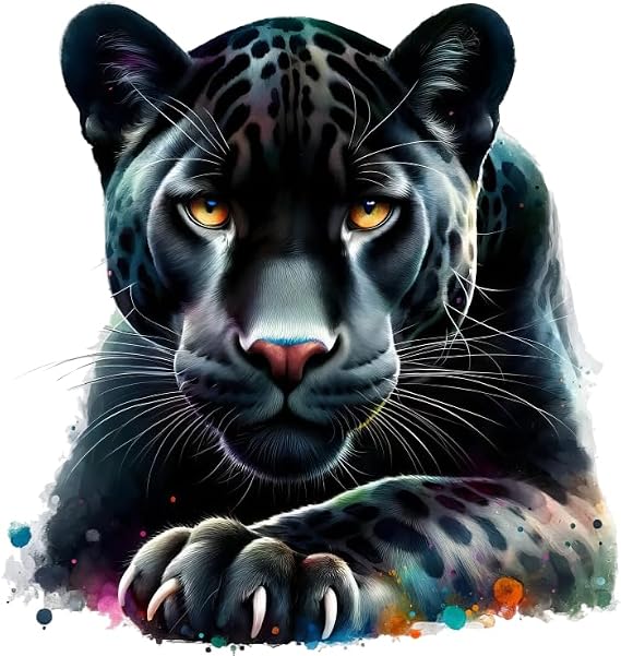 Jaguar Vinyl Decals, Jungle Animal Sticker for Van Window Decor 20cm 7cm