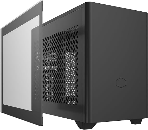 Cooler Master NR200P V2 Mini-ITX 18L PC Case, Top-Mount 240mm|280mm Liquid Cooler, 356mm Vertical Mounting 3.5-Slot GPU, Tempered |Vented Panel, USB 3.2 Gen 2x2 Type C (NR200PV2-KCNN-S00)