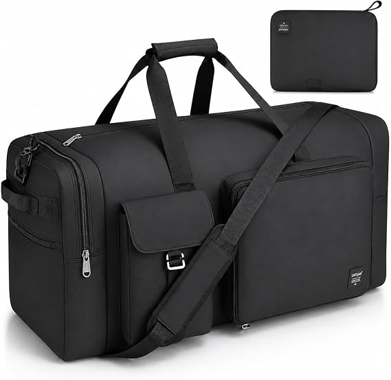 80L Large Duffle Bag for Travel, Urtala 26 Travel Duffle Bag for Men and Women, Foldable Traveling Duffel Bags with Shoes Compartment, Waterproof and Tear Resistant