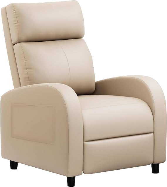 JUMMICO Recliner Chair Home Theater Single Recliner Sofa Living Room Chair