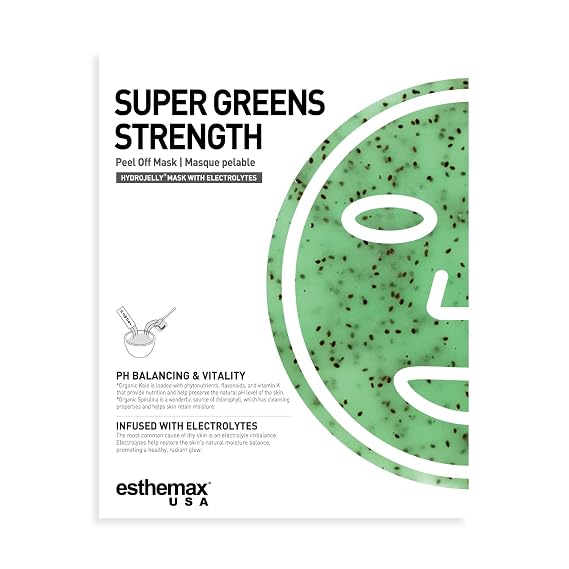 [esthemax] SUPER GREENS STRENGTH HYDROJELLY MASK