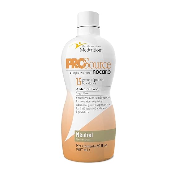 ProSource NoCarb Liquid Protein, Neutral Flavor, 30 Ounce Bottle - 1/Each | Oral Supplement,Adult,30 oz.,Bottle,Neutral Flavor,Protein