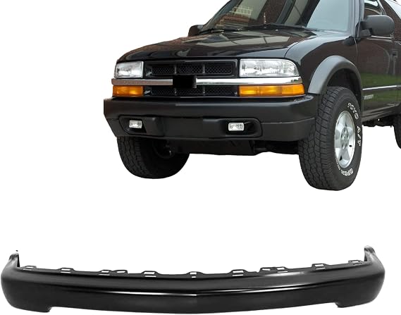 PERFIT LINER New Replacement Parts Front Bumper Face Bar W/O Hole 98-05 Chevy S10 Pickup Truck S10 Blazer Fits GM1002367 15007660