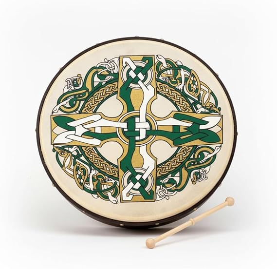 Waltons Bodhran 8" (Celtic) - Handcrafted Irish Instrument - Crisp & Musical Tone - Hardwood Beater Included w/Purchase