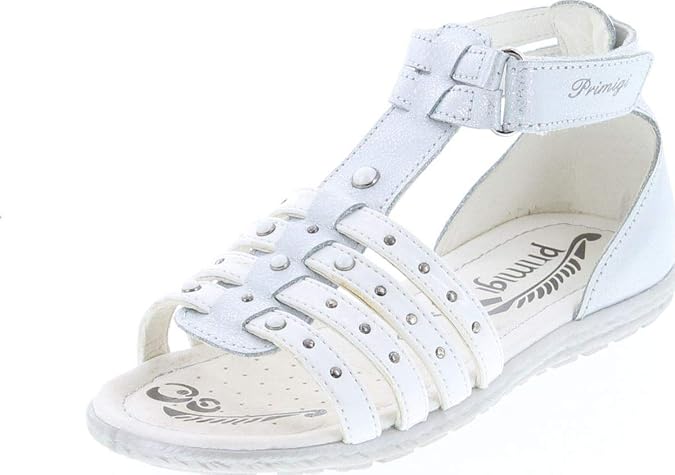 Primigi Girls Ebe Fashion Sandals,Silver,28