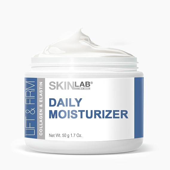 SKIN LAB Lift & Firm Daily Moisturizer Face Cream Collagen, Vitamin C & E Hydrating Face Moisturizer for Women, Dry, Sensitive & Aging Skin Anti-Aging Day Cream, 1.7 Oz
