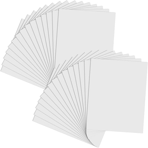30 Pack Foam Boards 8x10 Inch Foam Core Backing Board White 1/5" Thickness Mat Board Polystyrene Poster Board Signboard Perfect for Presentations School Office & Art Projects | White 1/5" Thickness Mat Board Polystyrene Poster Board Signboard Perfect for Presentations School Office & Art Projects