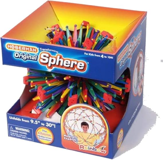 Hoberman Sphere-Rainbow