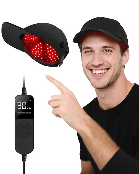 Red Light Hair Growth Cap 200 LED Lamp Beads Therapy Cap 460 nm 850 nm 940 nm