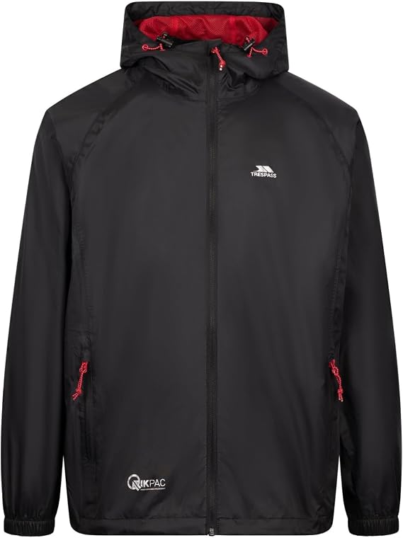 Trespass Unisex Waterproof Packaway Jacket Qikpac