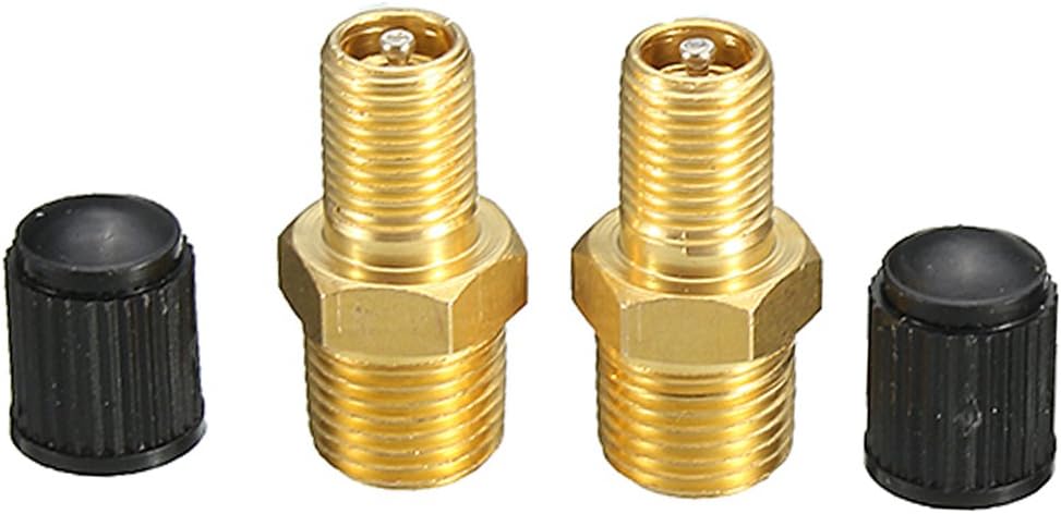 Alamor 18inch NPT Nickel Plated Brass Air Compressor Tank Fill Valve Schrader