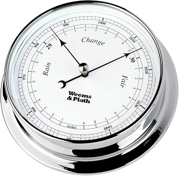 Weems & Plath Endurance Collection 125 Barometer (Chrome)