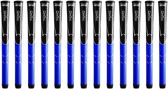 Winn Dri-Tac Golf Grip Bundle 13-Piece Set Non-Slip, All-Weather Performance Soft, Cushioned Feel for Comfort & Shock Absorption Durable WinnDry Polymer Available in Multiple Sizes